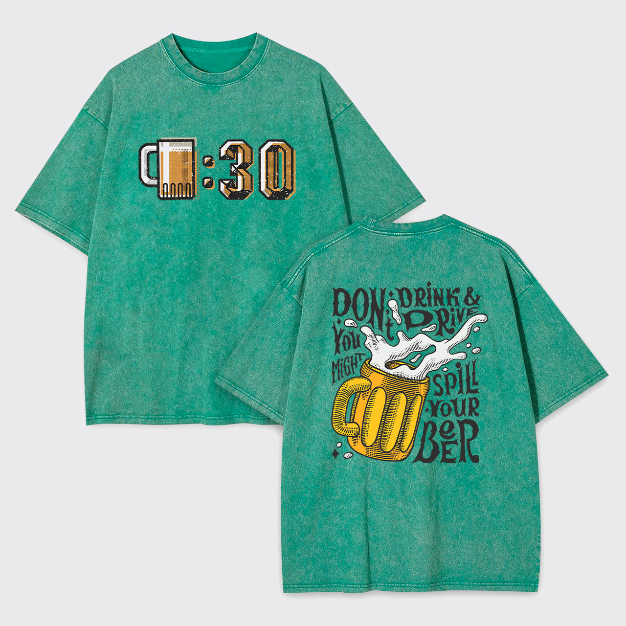 At 0:30 Let's Drink Garment-dye Tees