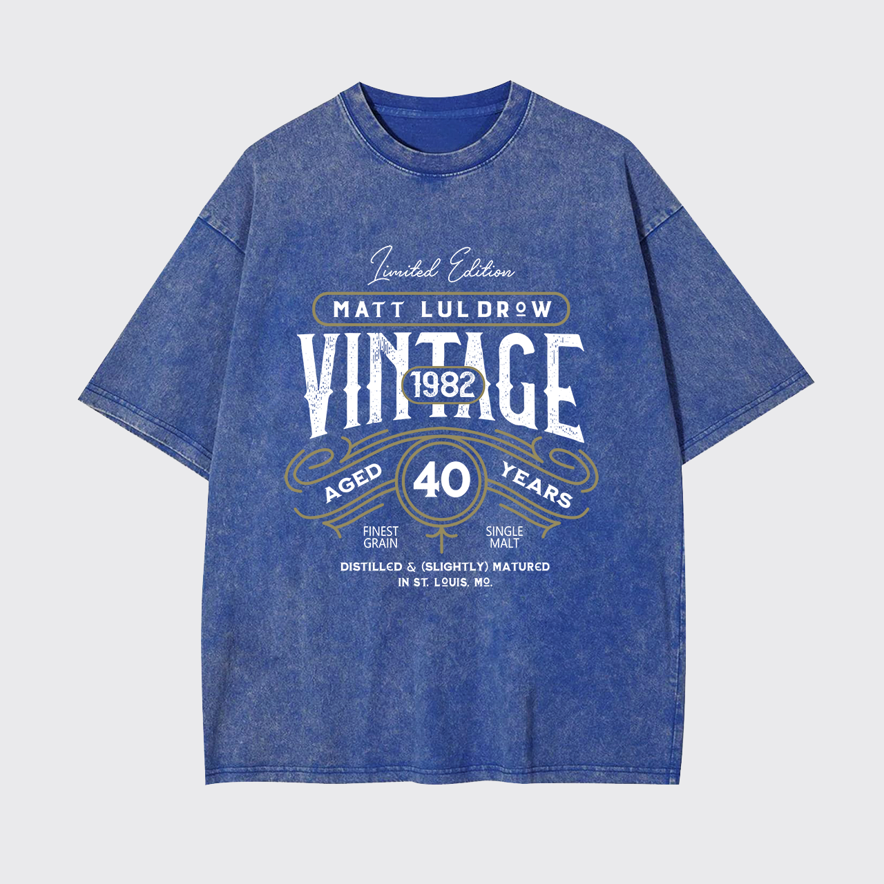 Limited Edition Whiskey Birthday Party Garment-dye Tees