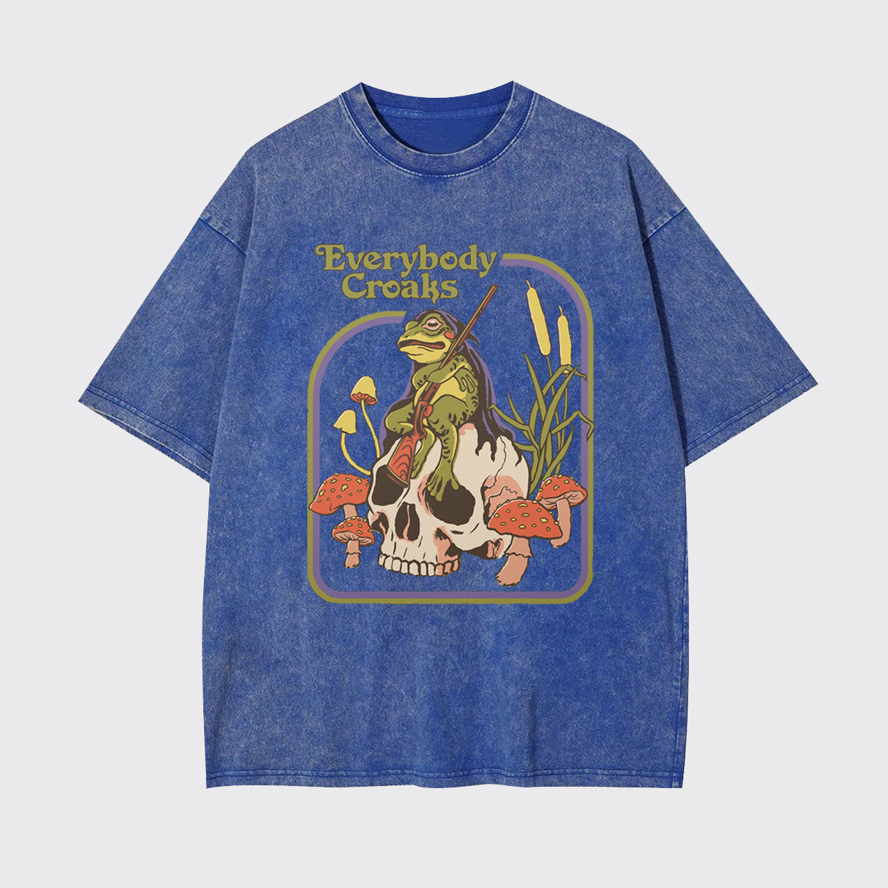 Mental Health-Everybody Croaks Garment-dye Tees