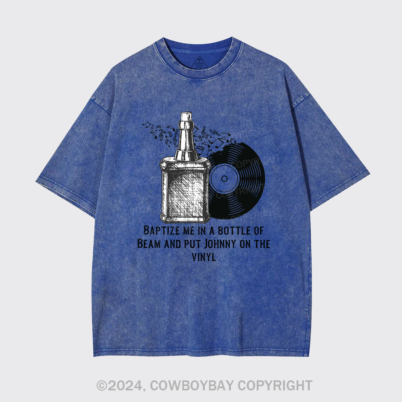 Bourbon Something In The Orange Garment-dye Tees