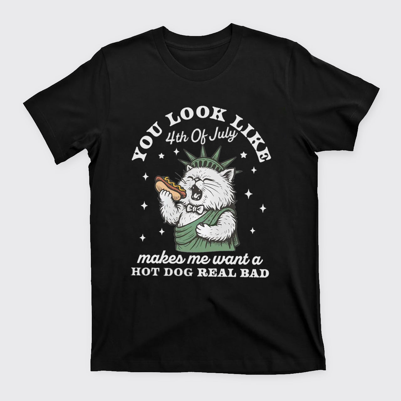 Funny Cat-You Look Like The 4th Of July T-Shirts