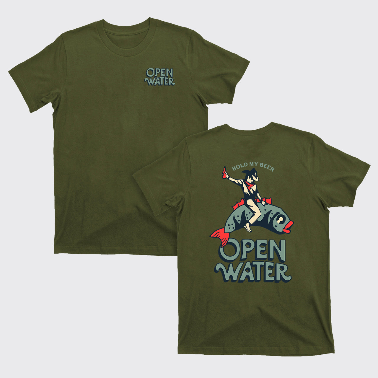 Hold My Beer Open Water T-Shirts