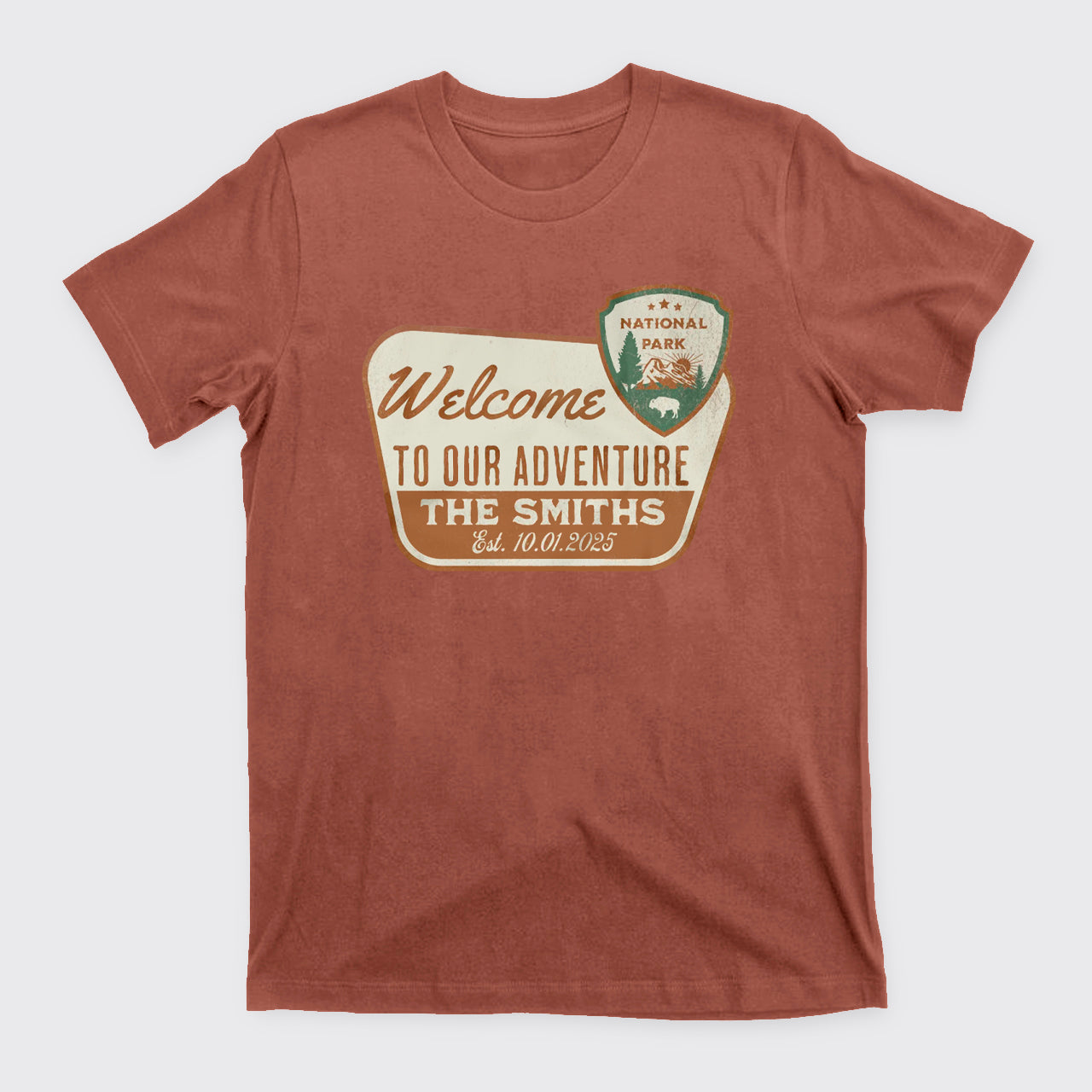 Personalized National Park Sign T-Shirts