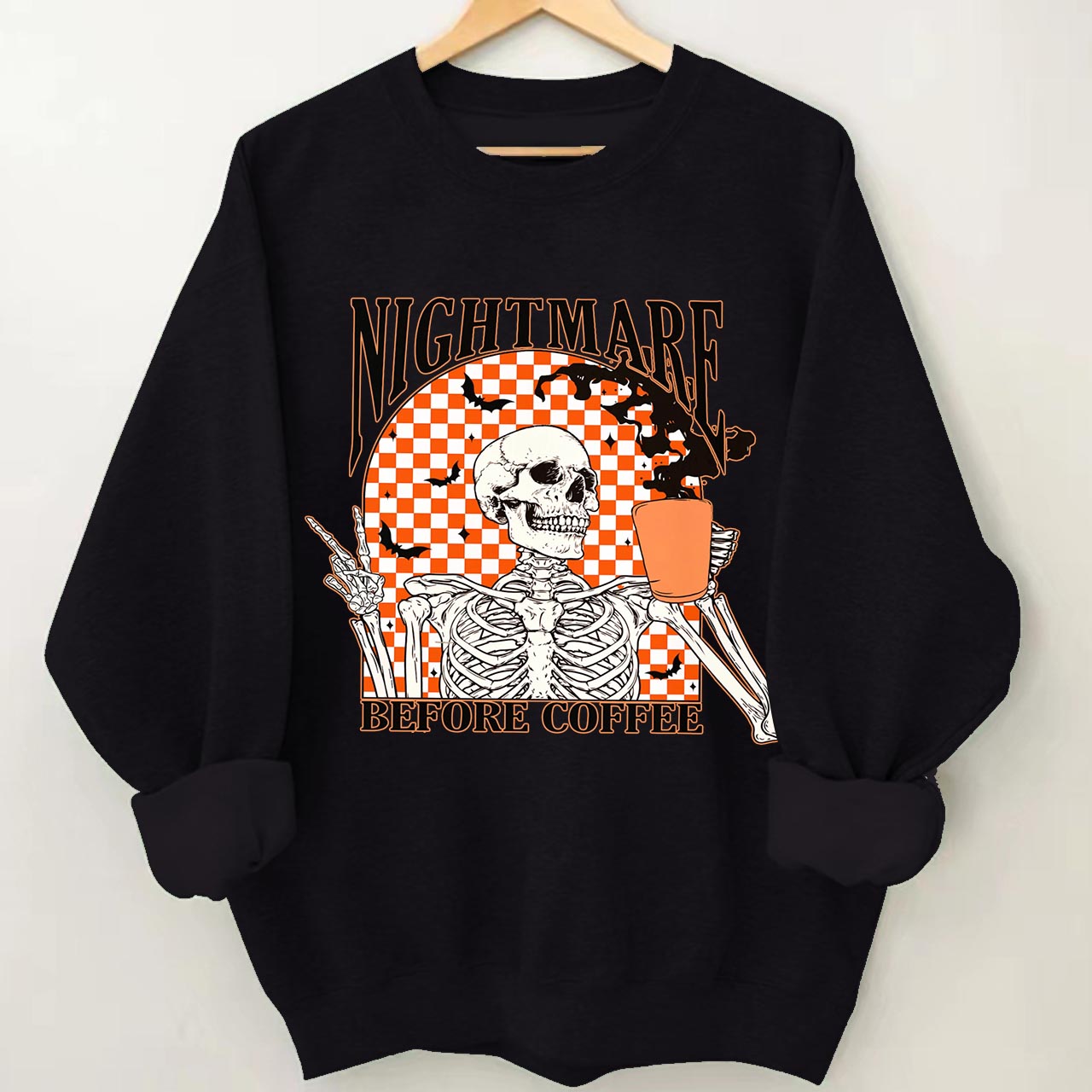 Nightmare Before Coffee Halloween Sweatshirt