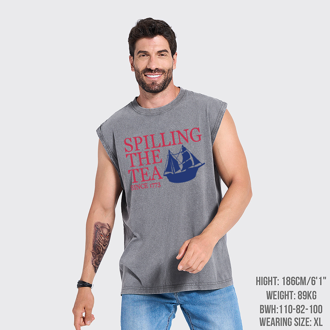 Spilling The Tea 1776 Washed Tanks