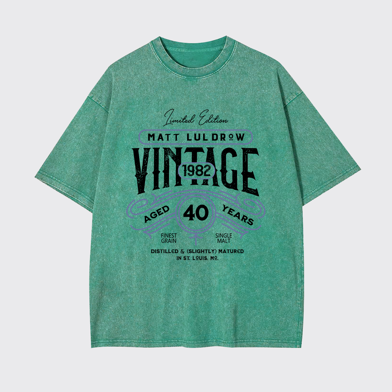Limited Edition Whiskey Birthday Party Garment-dye Tees