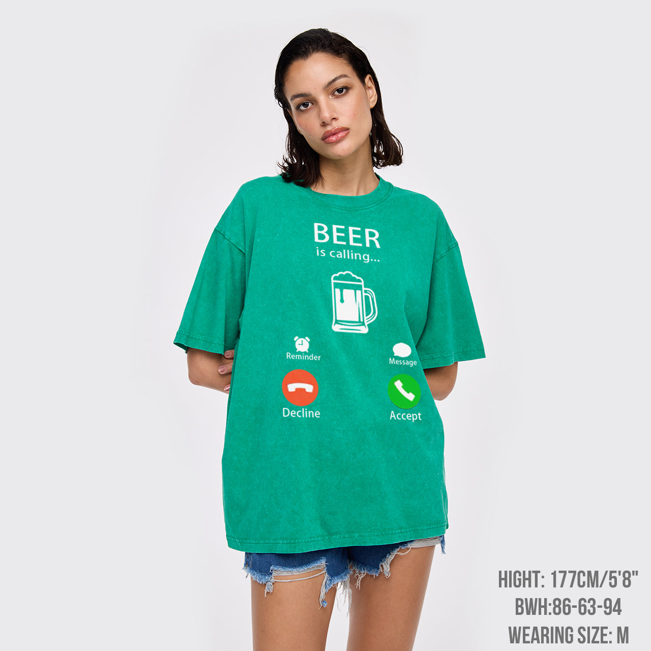 Custom Beer Is Calling Garment-dye Tees