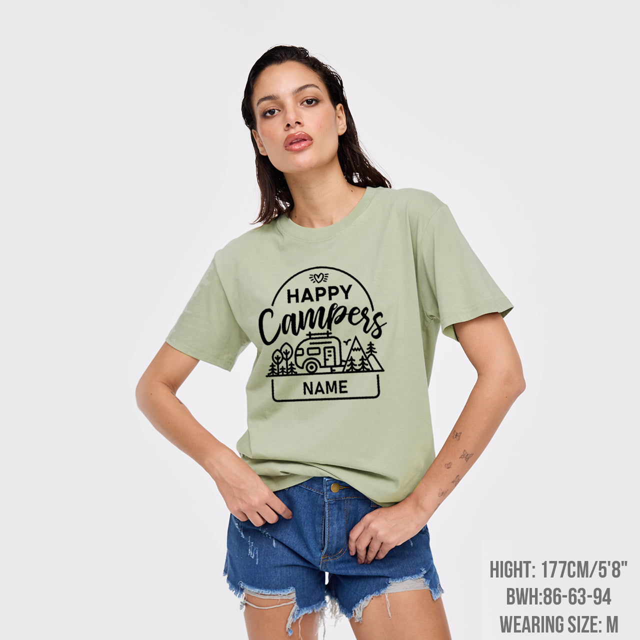 Personalized Happy Camper T-Shirts