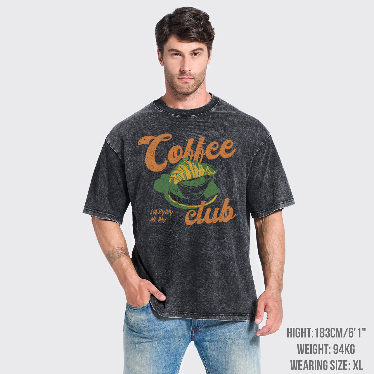 Breakfast Coffee Club Garment-dye Tees