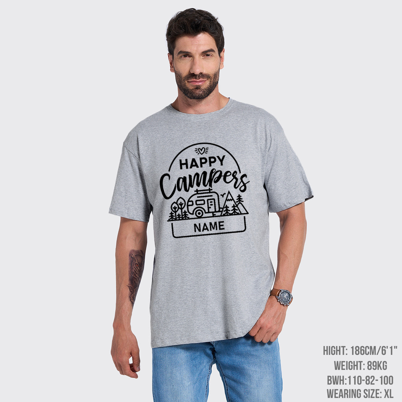 Personalized Happy Camper T-Shirts