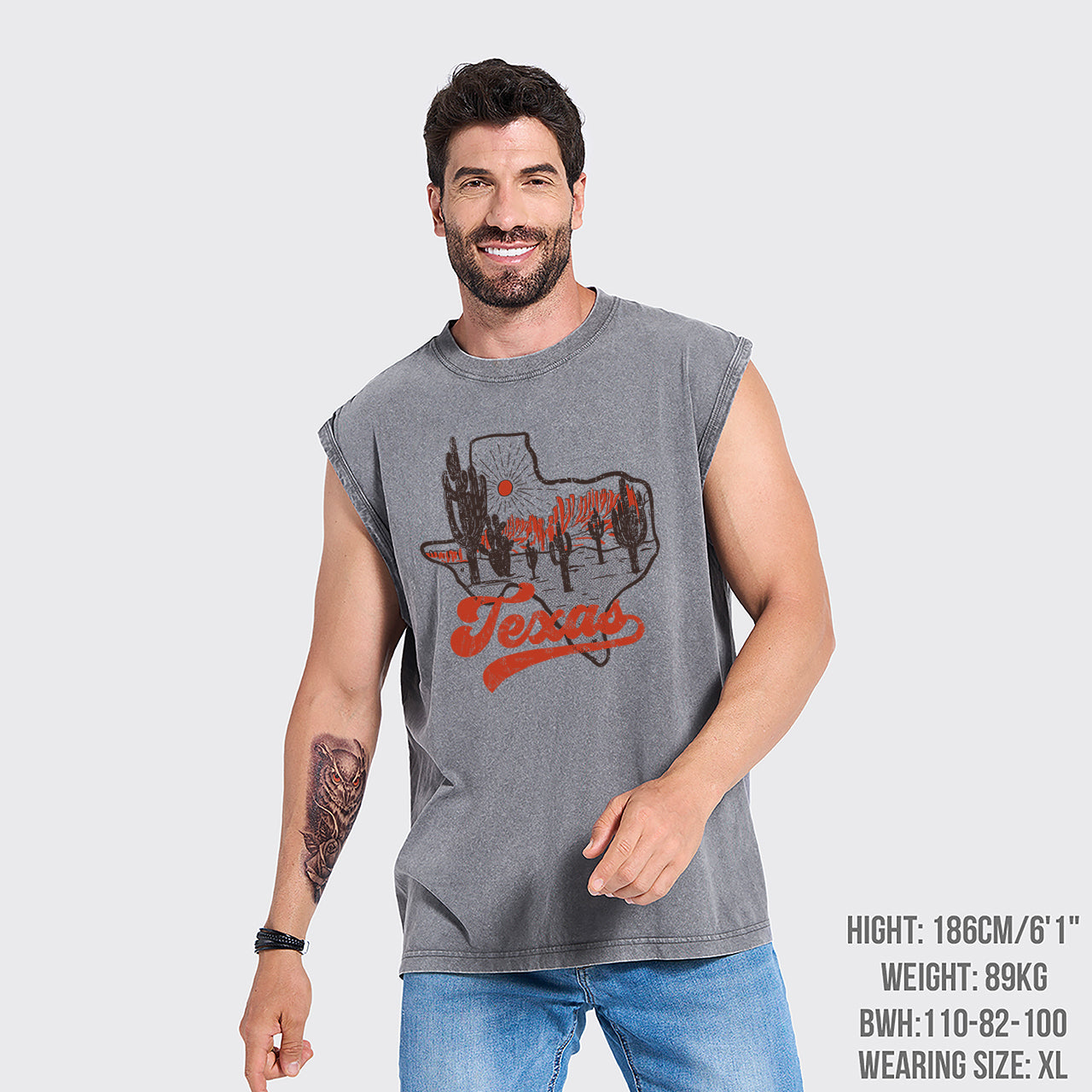 Texas Sunset Vintage Washed Tanks