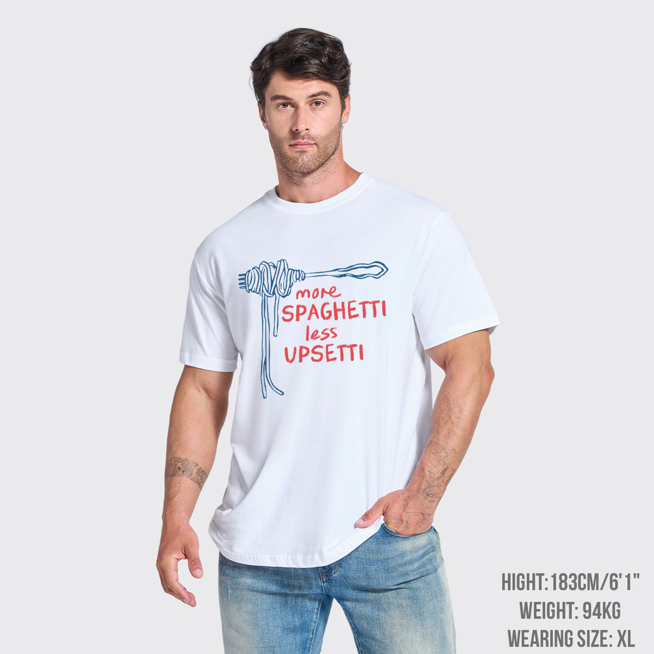 More Spaghetti Less Upsetti T-Shirts