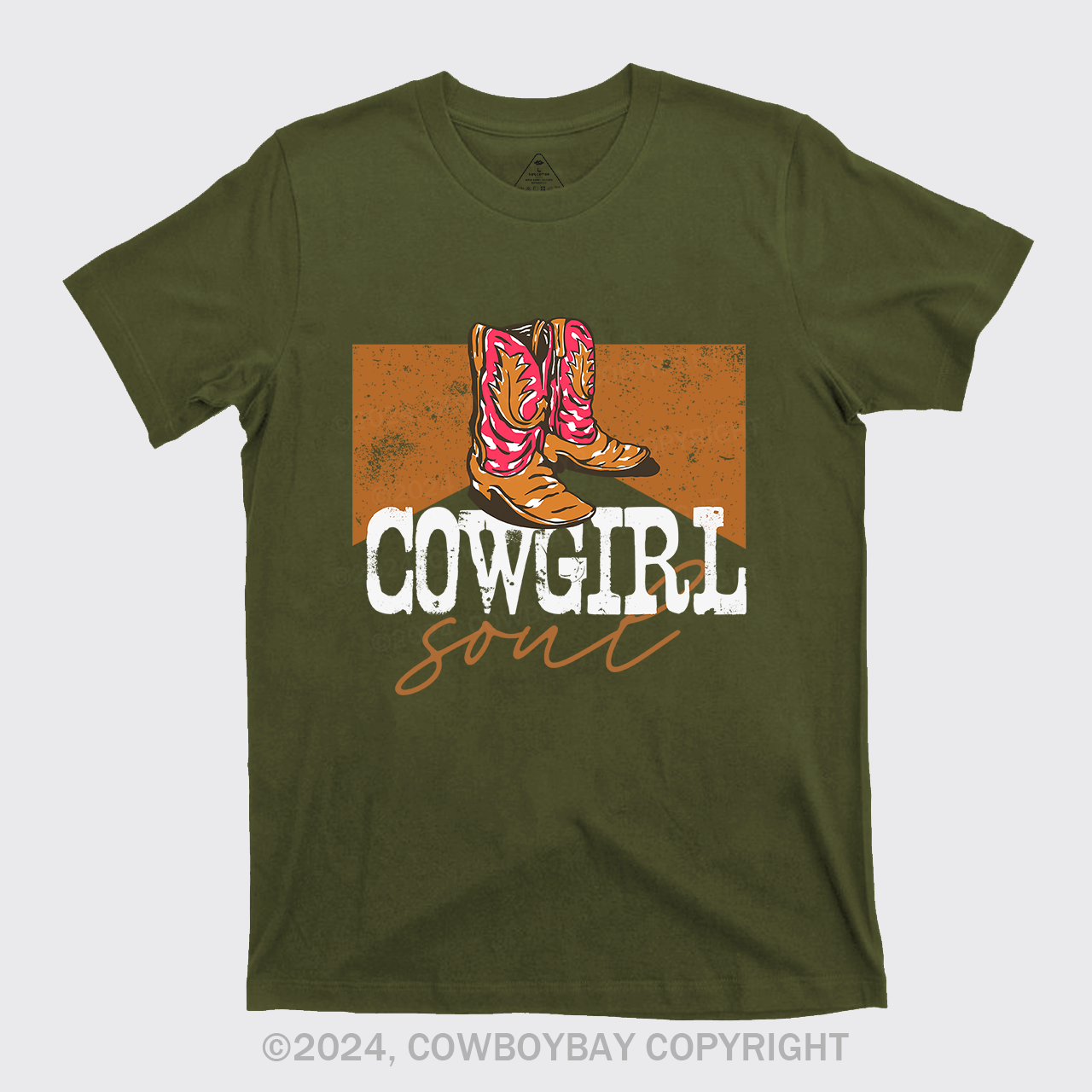Cowgirl Walking In The Western Desert T-Shirts