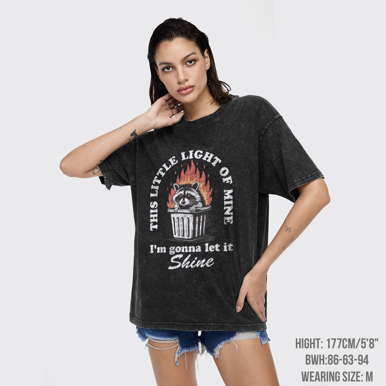 Funny Dumpster Fire Garment-dye Tees