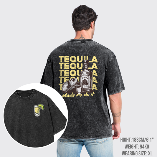 Cute Tequila Shot Lover Garment-dye Tees