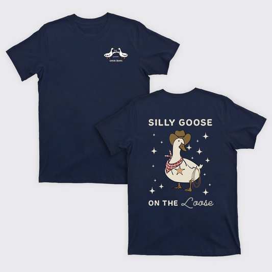 Retro Silly Goose On The Loose T-Shirts