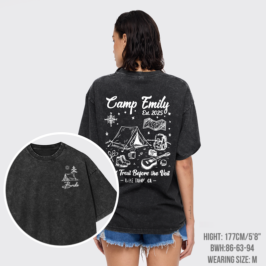 Personalized Camp Family Garment-dye Tees