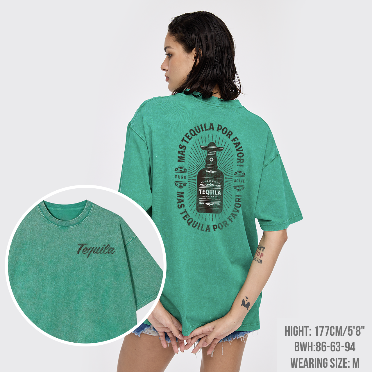 Vintage Mas Tequila Garment-dye Tees
