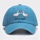Goose Bump Embroidery Washed Hat