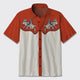 Easter Cowboy Riding Rabbit Button Up Shirts