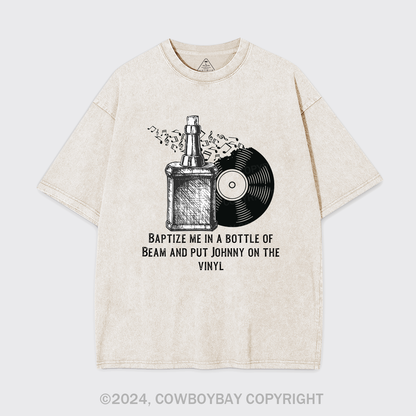 Bourbon Something In The Orange Garment-dye Tees