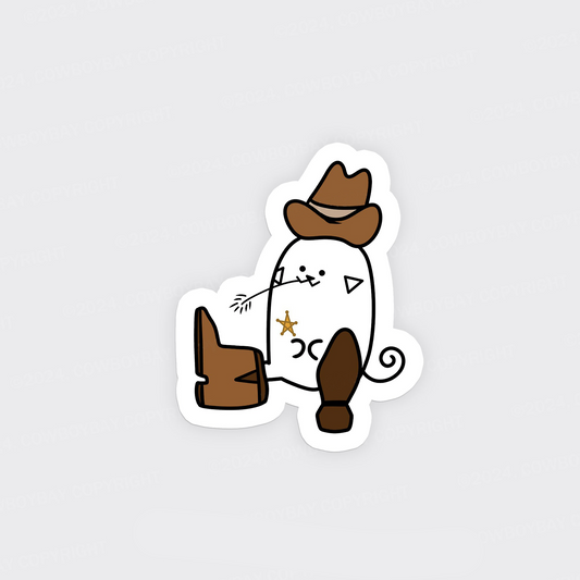 Cowboy Pipapeep_Broncobay Fridge Magnet