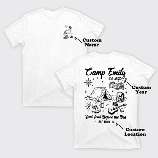 Personalized Camp Family T-Shirts