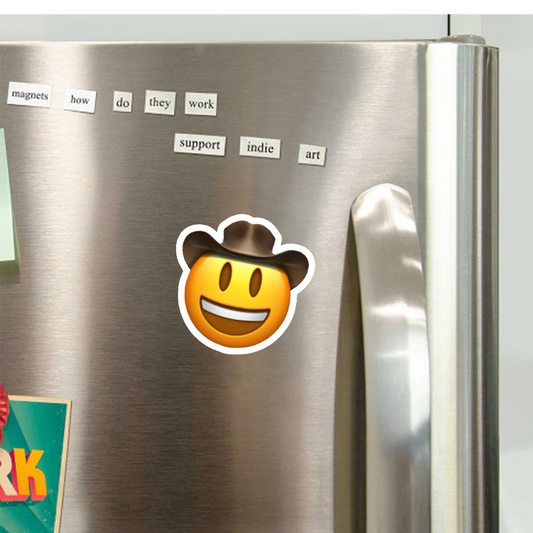 Cowboy Emoji_Broncobay Fridge Magnet