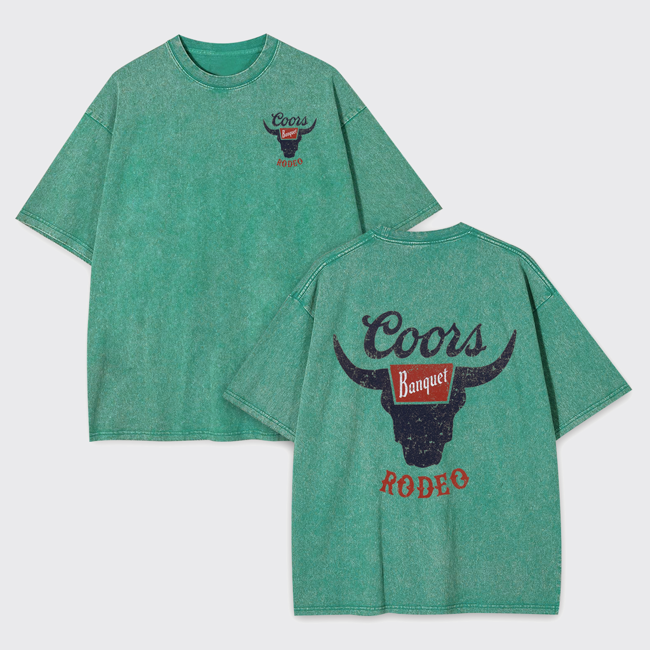 Rodeo Spirit Vintage Western Garment-dye Tees