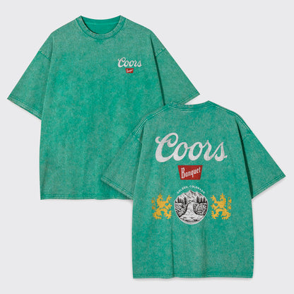 Cool Cowboy Retro Landscape Garment-dye Tees