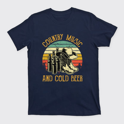 Country Music And Cold Beer T-Shirts