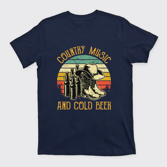 Country Music And Cold Beer T-Shirts