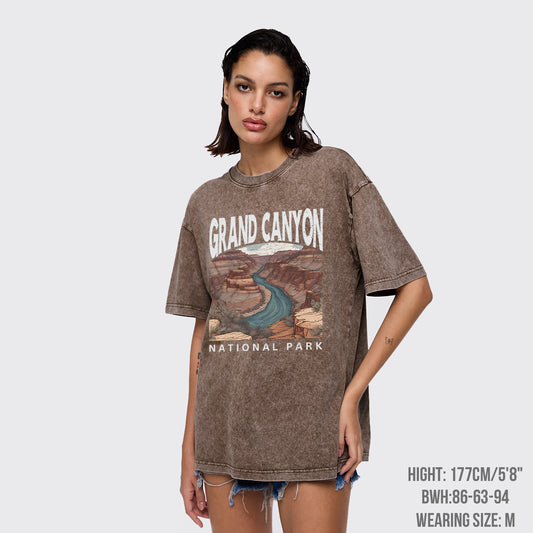 Retro Grand Canyon National Park Garment-dye Tees