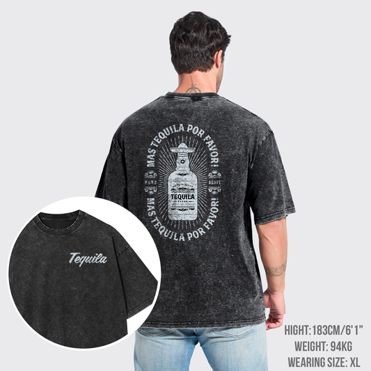Vintage Mas Tequila Garment-dye Tees