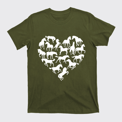 Horse Heart T-Shirts
