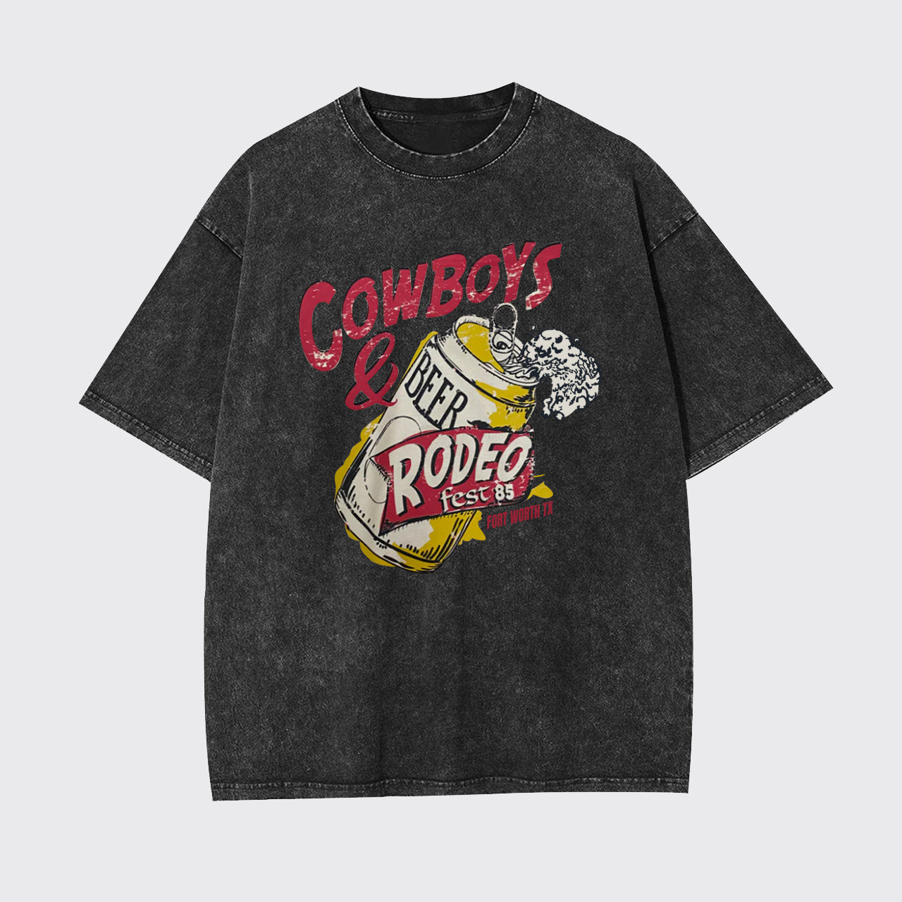 Cowboy And Beer Rodeo Garment-dye Tees