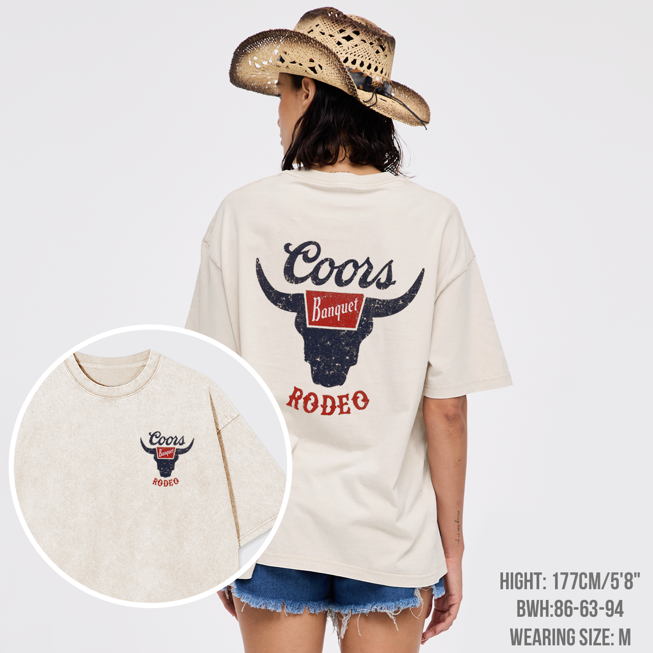Rodeo Spirit Vintage Western Garment-dye Tees