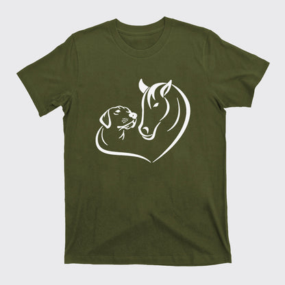Horse Dog Lover T-Shirts