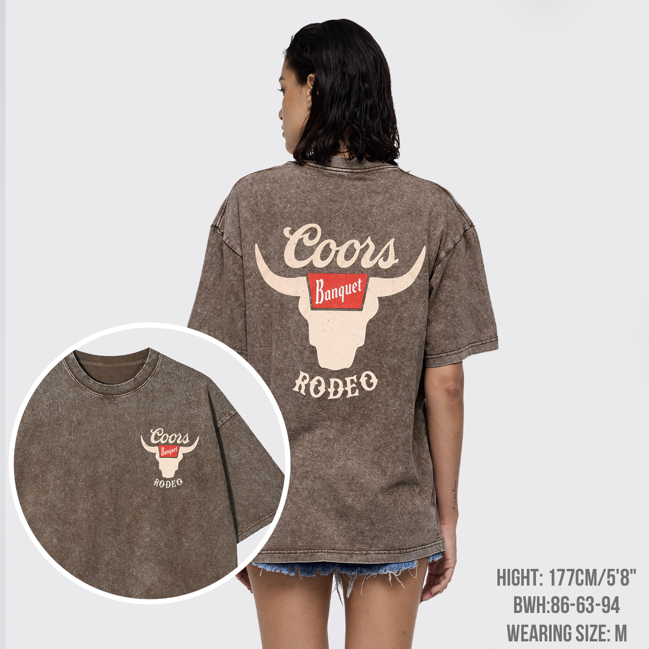 Rodeo Heritage Bold Western Garment-dye Tees