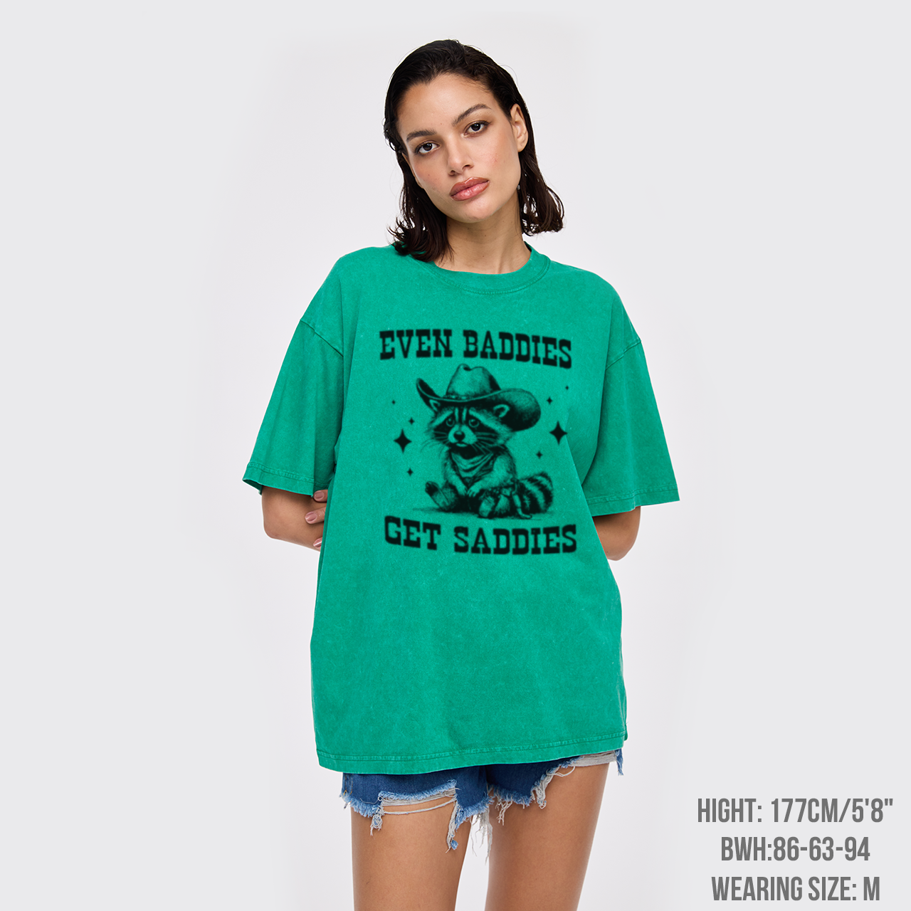 Even Baddies Get Saddies Garment-dye Tees