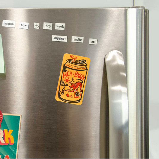 Hey Buddy Beer_Broncobay Fridge Magnet