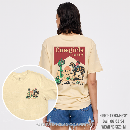 Cowgirls Don't Cry Western Desert T-Shirts