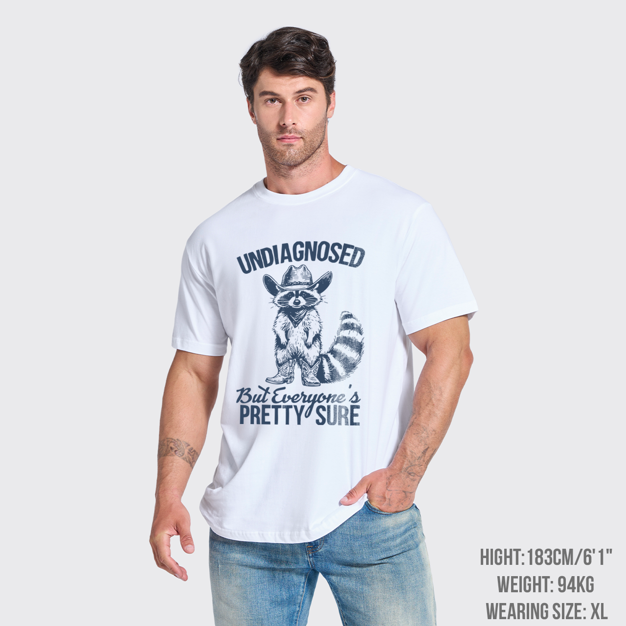 Sarcastic Raccoon-Undiagnosed But Everyone Pretty Sure T-Shirts