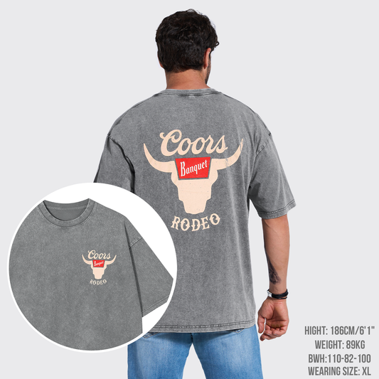 Rodeo Heritage Bold Western Garment-dye Tees