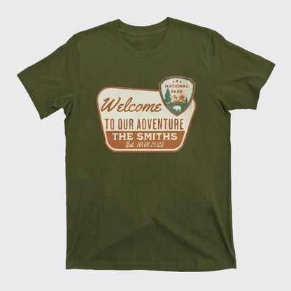 Personalized National Park Sign T-Shirts