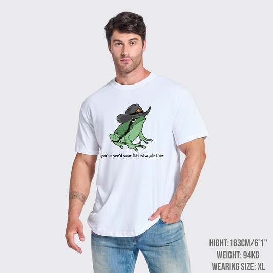 Cowboy Frog You Just Yeed Your Last Haw Cowboy T-Shirts