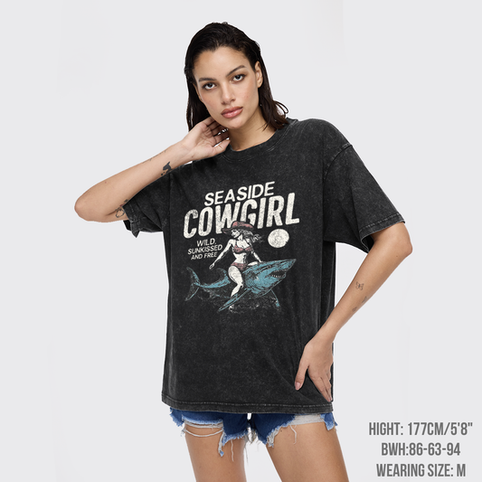 Seaside Cowgirl Garment-dye Tees