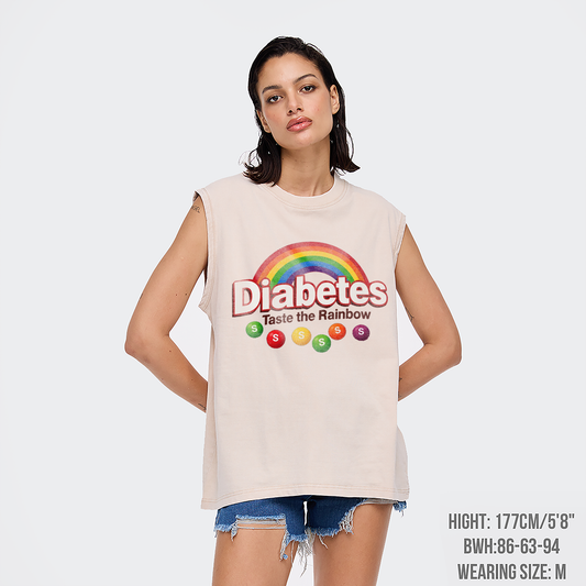 Funny Health-Diabetes Awareness Washed Tanks