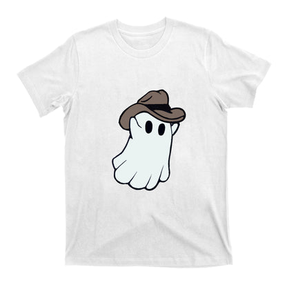 Western Halloween Ghost Cowboy T-Shirt