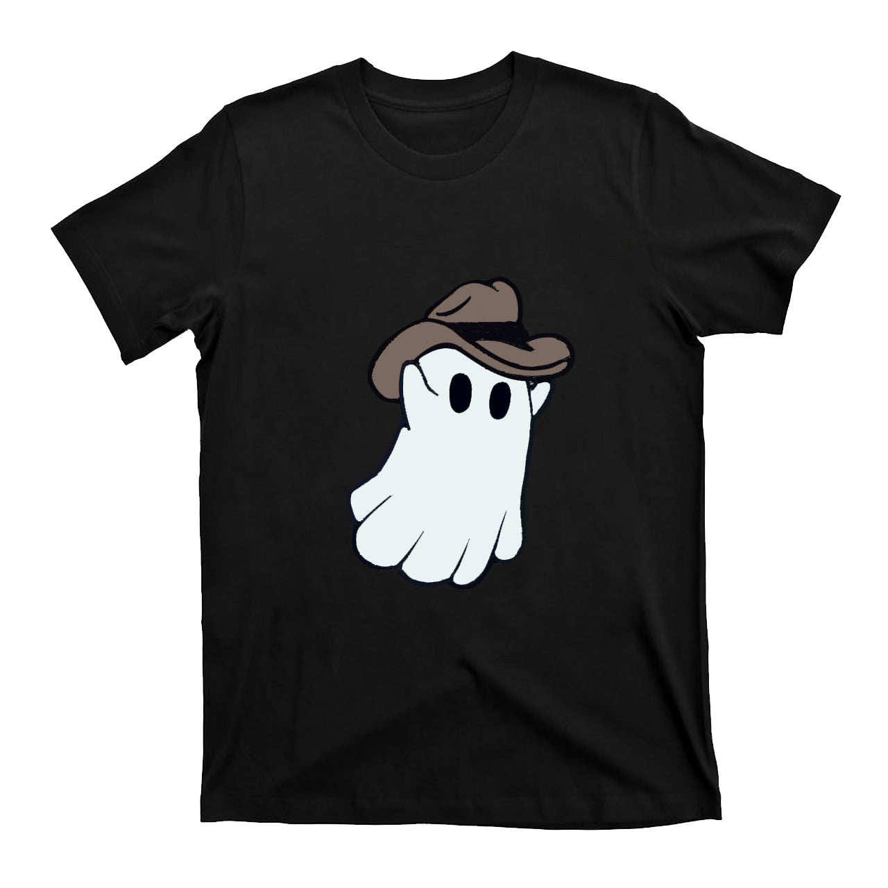 Western Halloween Ghost Cowboy T-Shirt